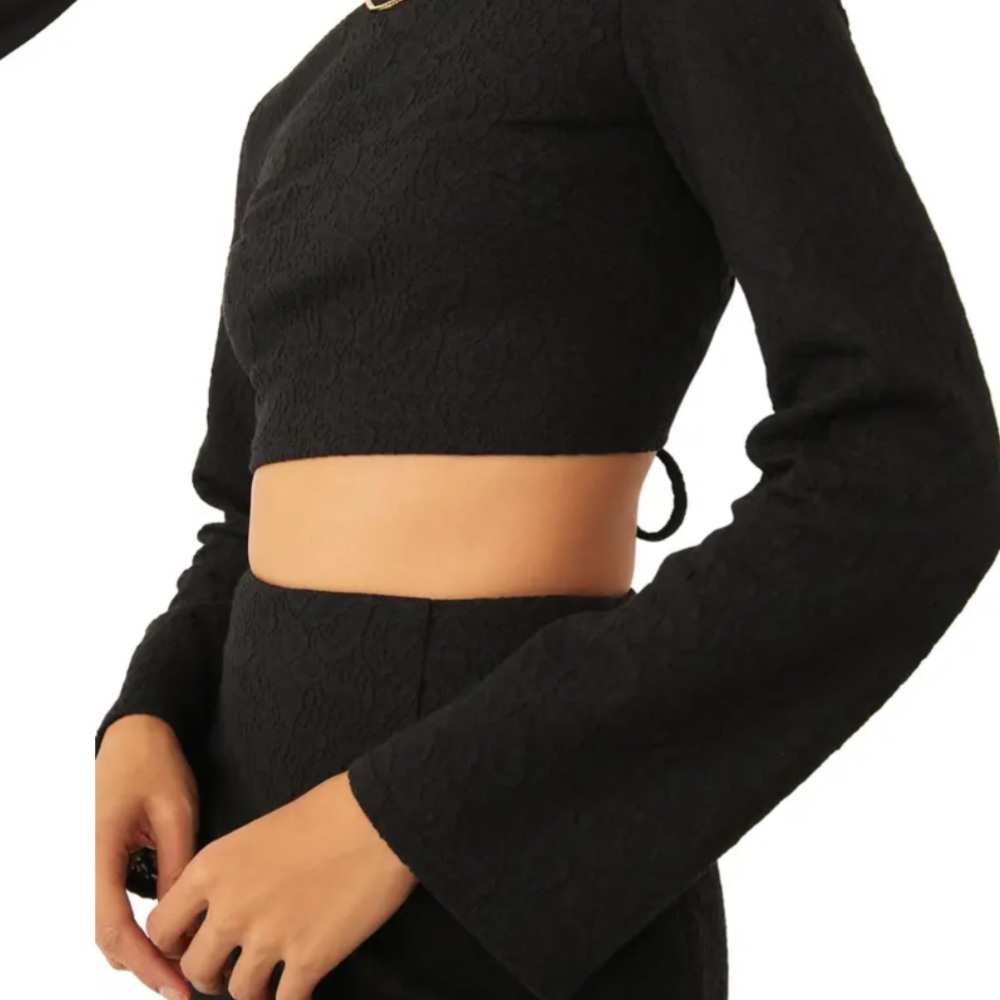 Free People Kendra Lace Crop Top & Skirt Set